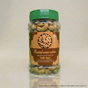 Vedic Span Roasted Onion Cashews | Savory Caramelized Onion Flavored Kaju