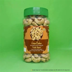 Vedic Span Cream & Onion Cashews (Roasted Kaju) | Zesty, Savory & Crunchy Snack
