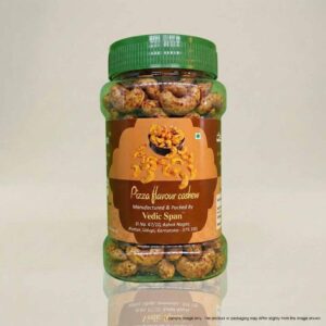 Vedic Span Pizza Flavour Cashews | Roasted Kaju with Italian Herbs & Cheese Spice