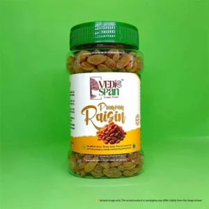Vedic Span Premium Yellow Raisins (Golden Kishmish) | Tangy-Sweet & Plump Superfruit