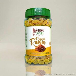 Vedic Span Premium Yellow Raisins (Golden Kishmish) | Tangy-Sweet & Plump Superfruit